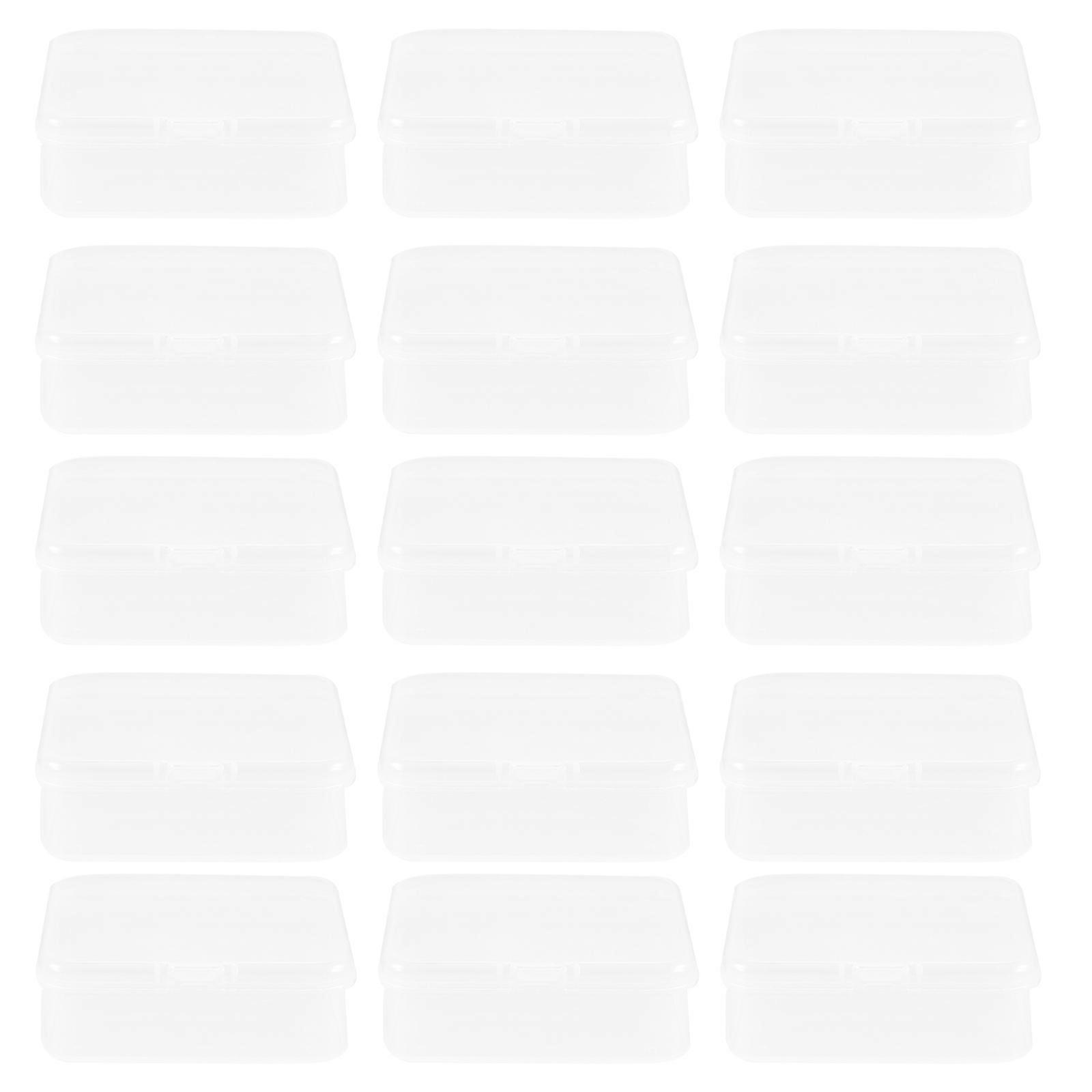Fake Nail Storage Box Nail Pieces Holder for Storage Use 96Pcs Transparent