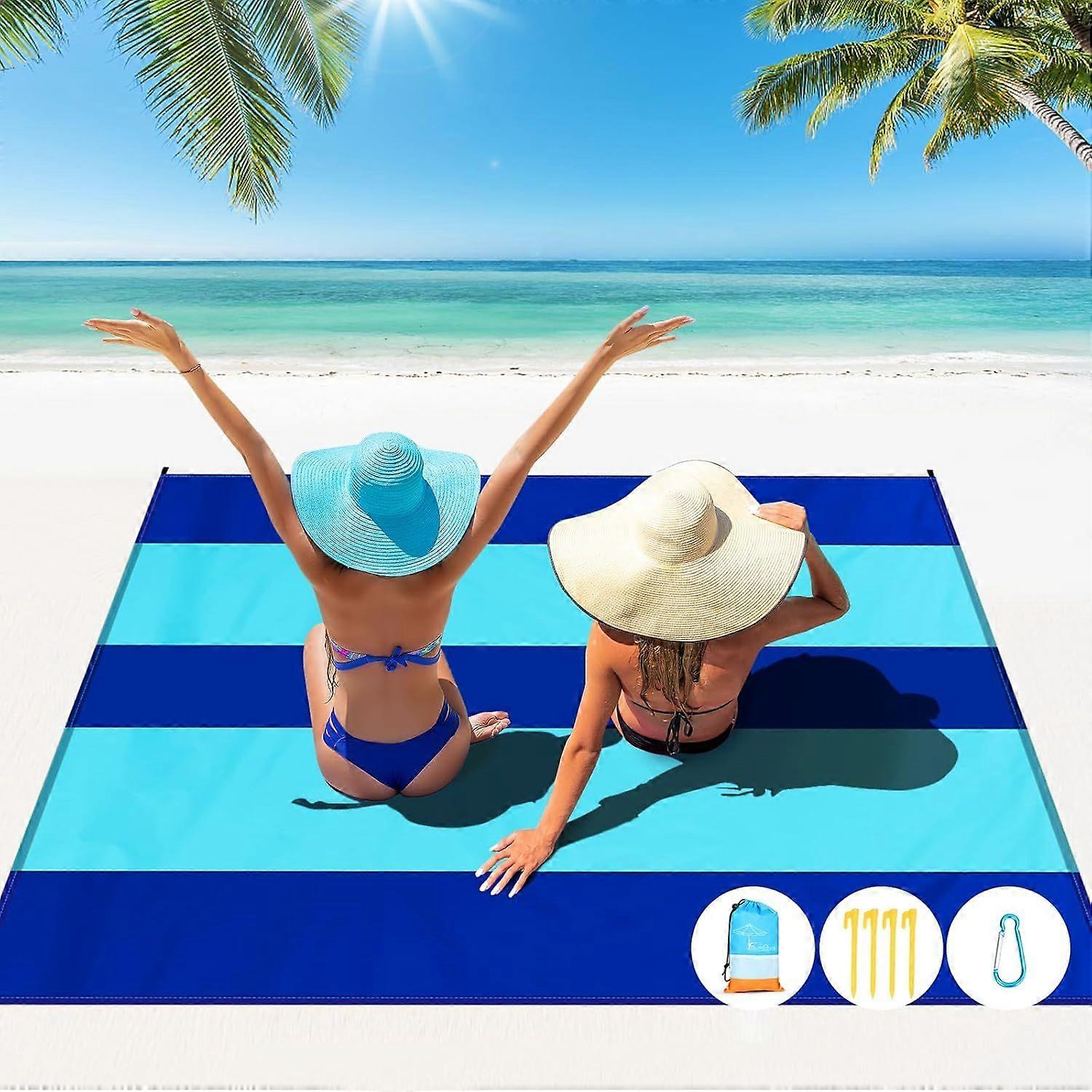 2025 Latest Model Beach Blanket Oversized Extra Large 78" X 81",Waterproof