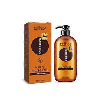 Paardenolie shampoo reinigt de hoofdhuid grondig, voorkomt roos, oliecontrole, pluizig haar