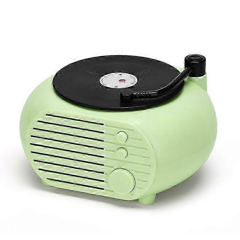 2025 Retro Mini Record Player Wireless Bluetooth Speaker Multifunctional Card Desktop Speaker