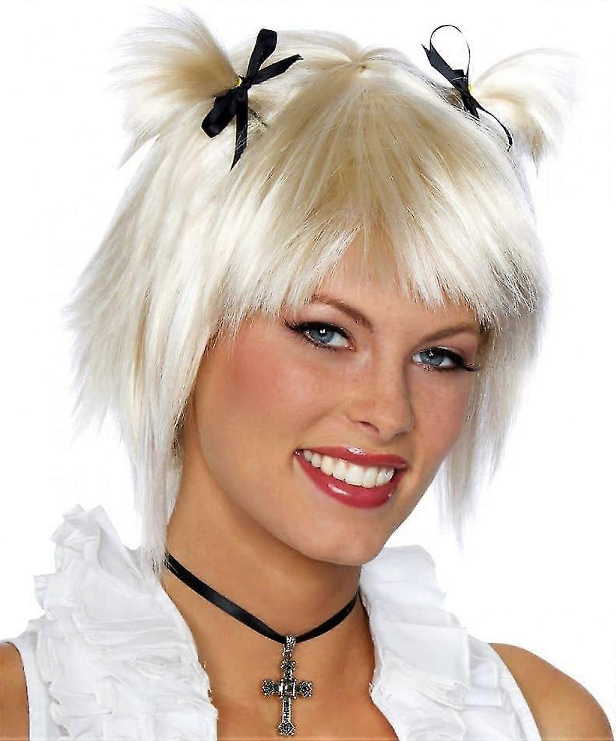 Short School Girl Blonde Peruke