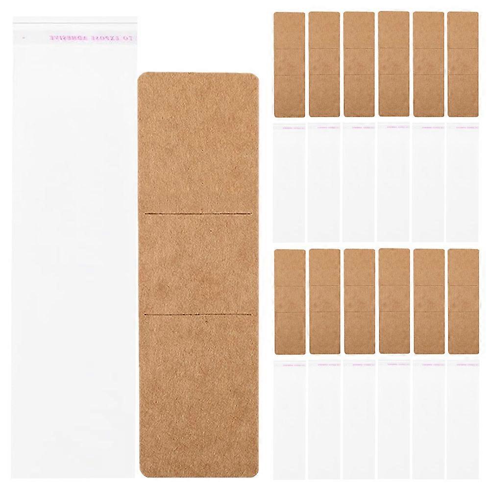 Bookmark Holder Kraft Paper Sleeves for Storage 2Sets Handmade Display