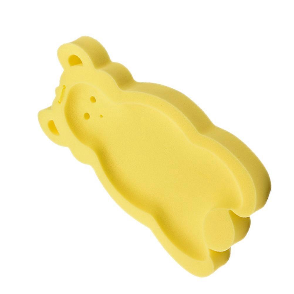 Bath Sponge Infant Bathing Infant Bath Products Sponge Yellow for Quick Drying 1Set
