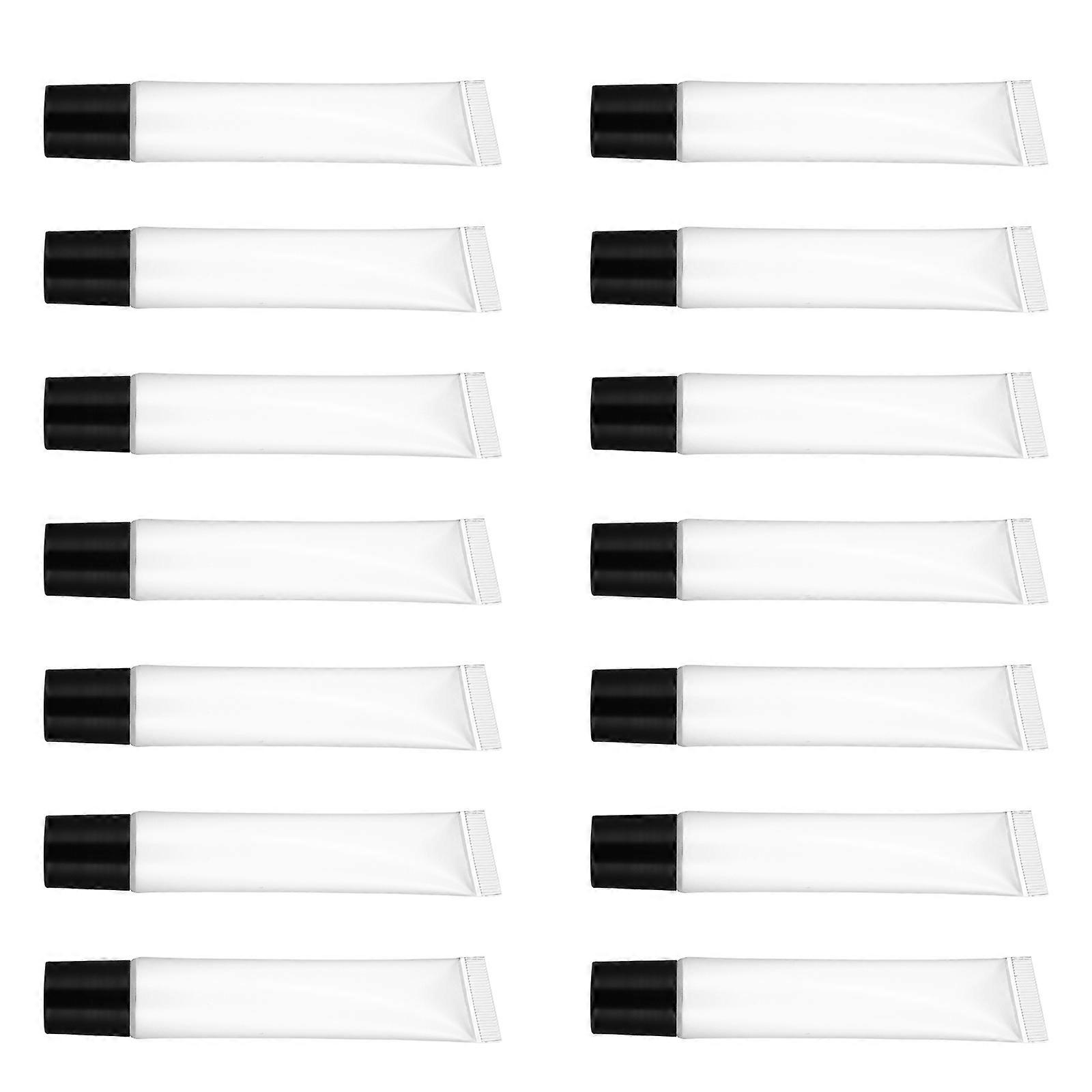 Clear Lip Balms Tube Plastic Containers for Makeup 50Pcs