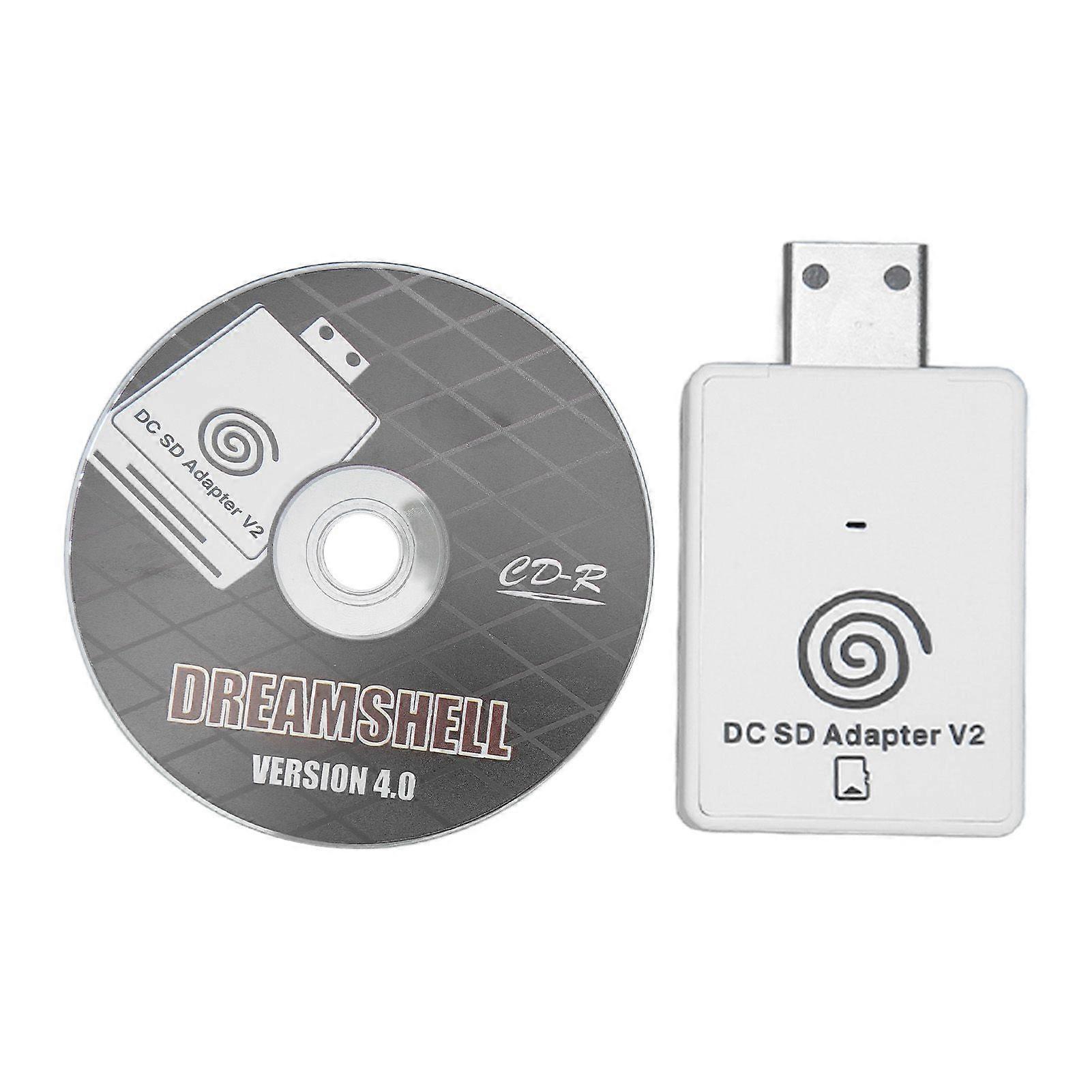 Storage Card Reader Adapter Professional Plug and Play Memory Card Reader for Sega Dreamcast for Dreamshell V4.0
