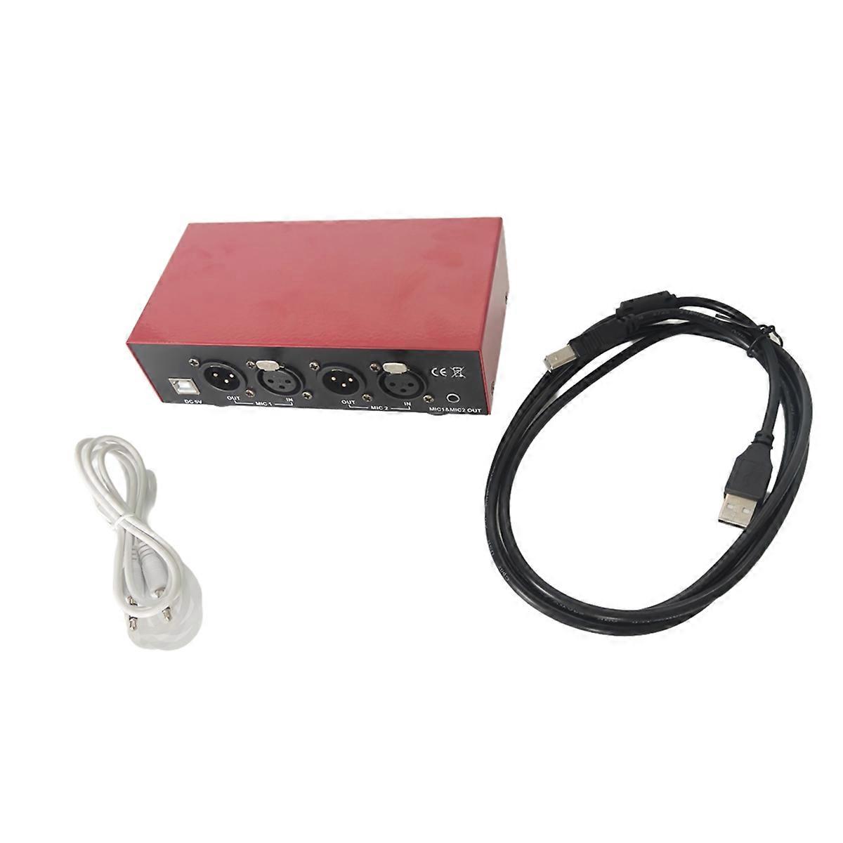 USB Dual Mixed Output Phantom Power Supply 48V Standard