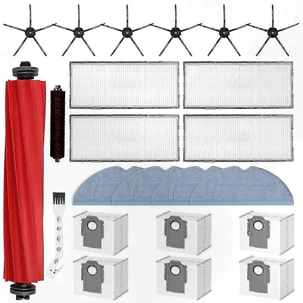Accessories Bundle for Roborock S7 MaxV and S7 Pro Series-Compatible Replacement Parts Kit