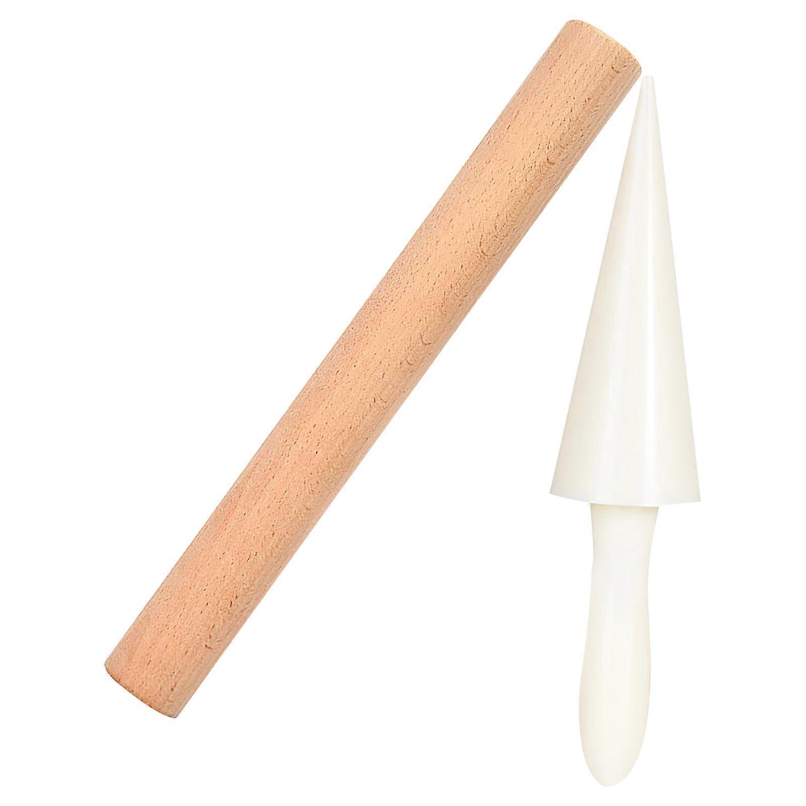 DIY Ice Cream Bowls Waffle Cone Roller Accessory With Smooth Round Edges Designed For Home Bakers And Cooking Enthusiasts 1 Set
