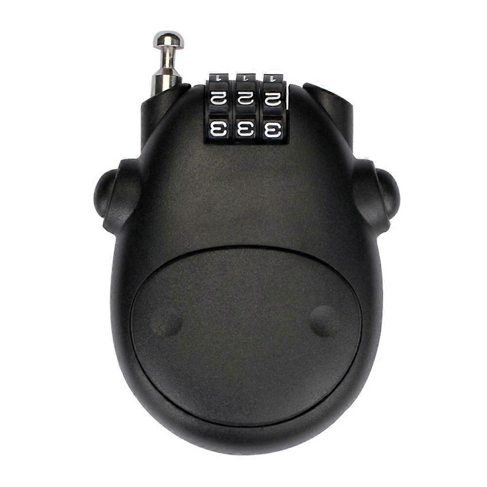 Anti-Theft Telescopic Wire Lock Retractable Cable Lock 3 Digit Password Lock