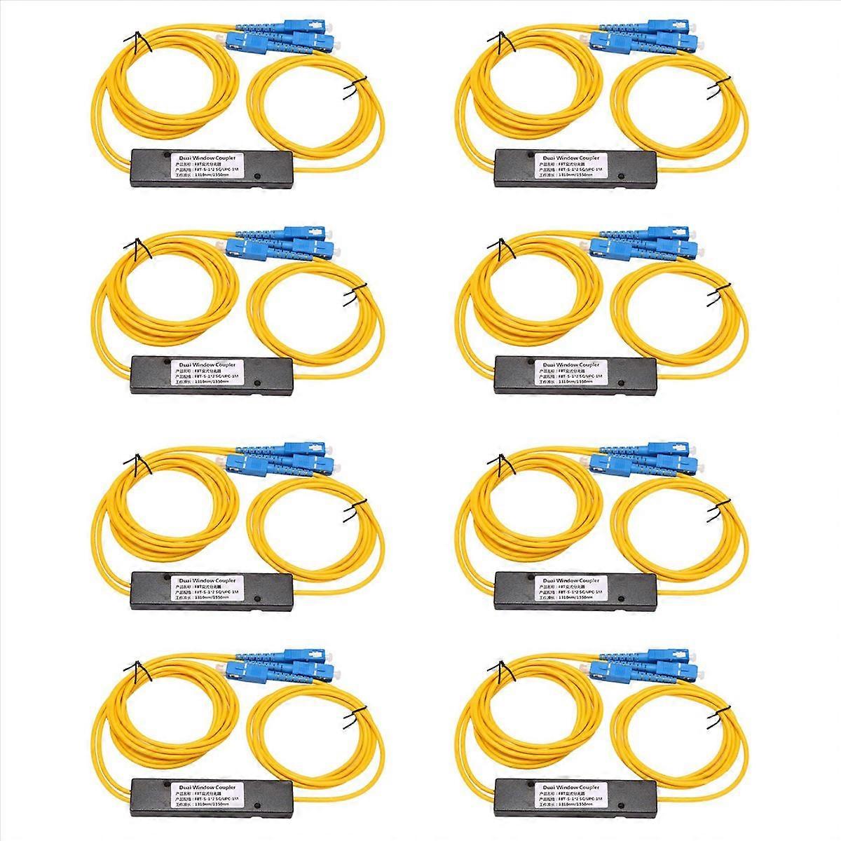 8X Ftth SC UPC 1X2 Plc Singlemode Fiber Optical Splitter Fbt Optical Coupler