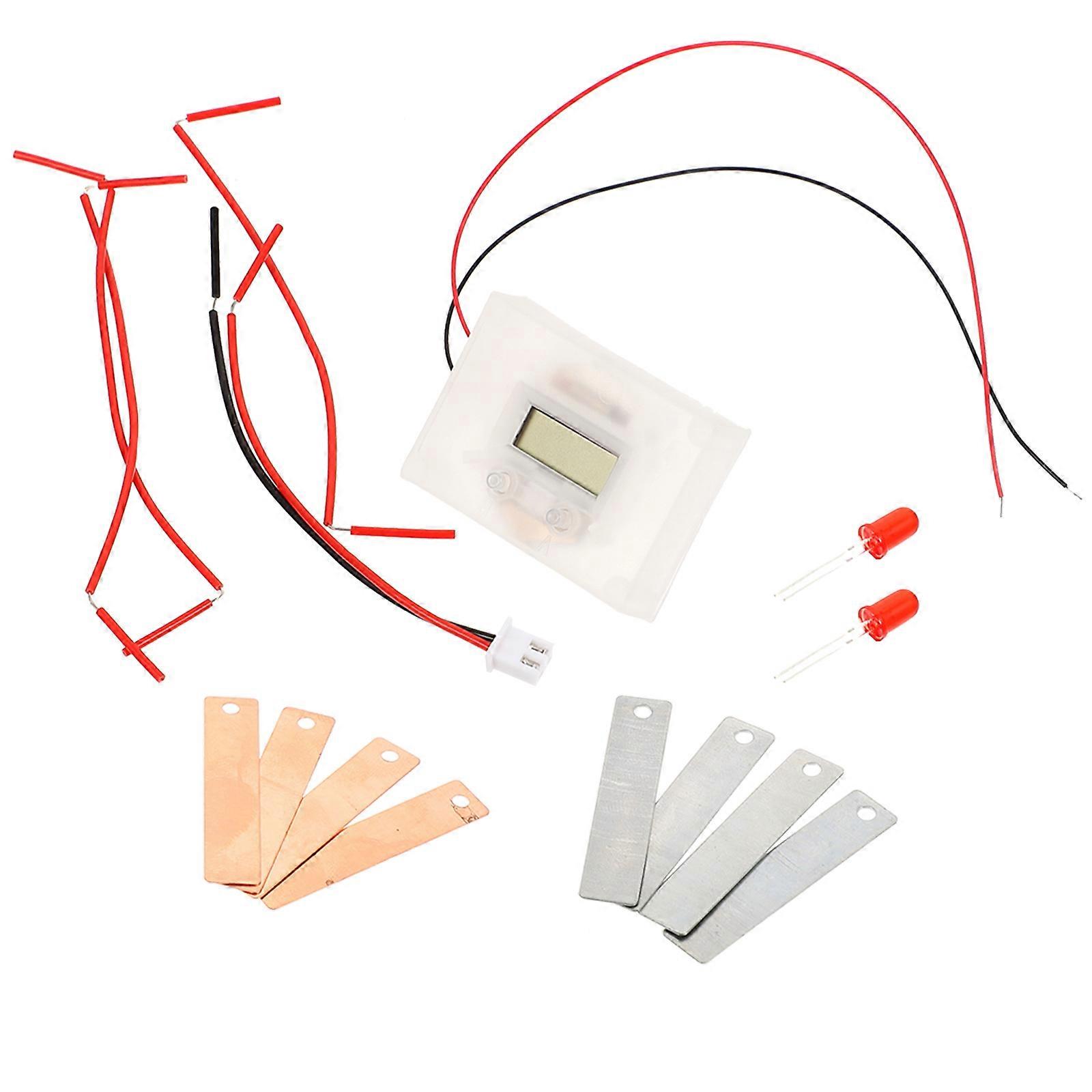 Fruit Battery Educational Kit for DIY Science Experiment 1Set Student Use