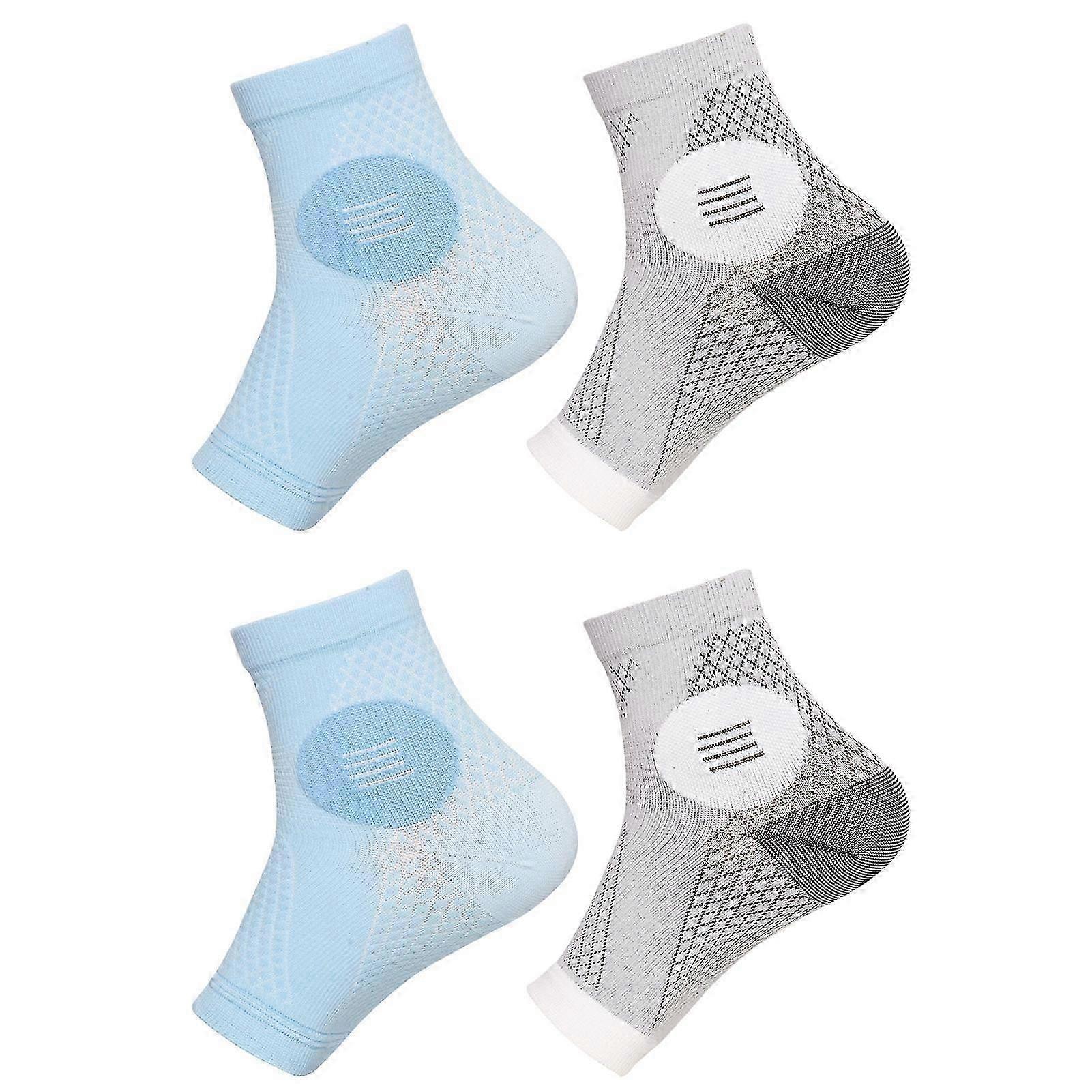 Plantar Fasciitis Compression Socks Open Toe Ankle Compression Sleeve for Plantar Fasciitis Sprain Brace for Women Men