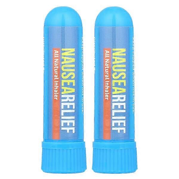 Basic Vigor, Nausea Relief All Natural Inhaler, 2 Pack