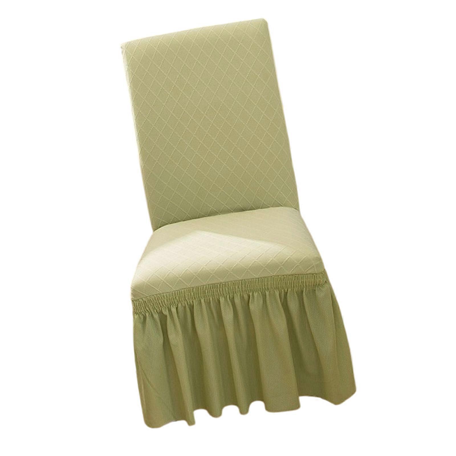 Sturdy Elastics Slipcovers for Chairs Machine Washable Polyester Multiple Size  Ink green