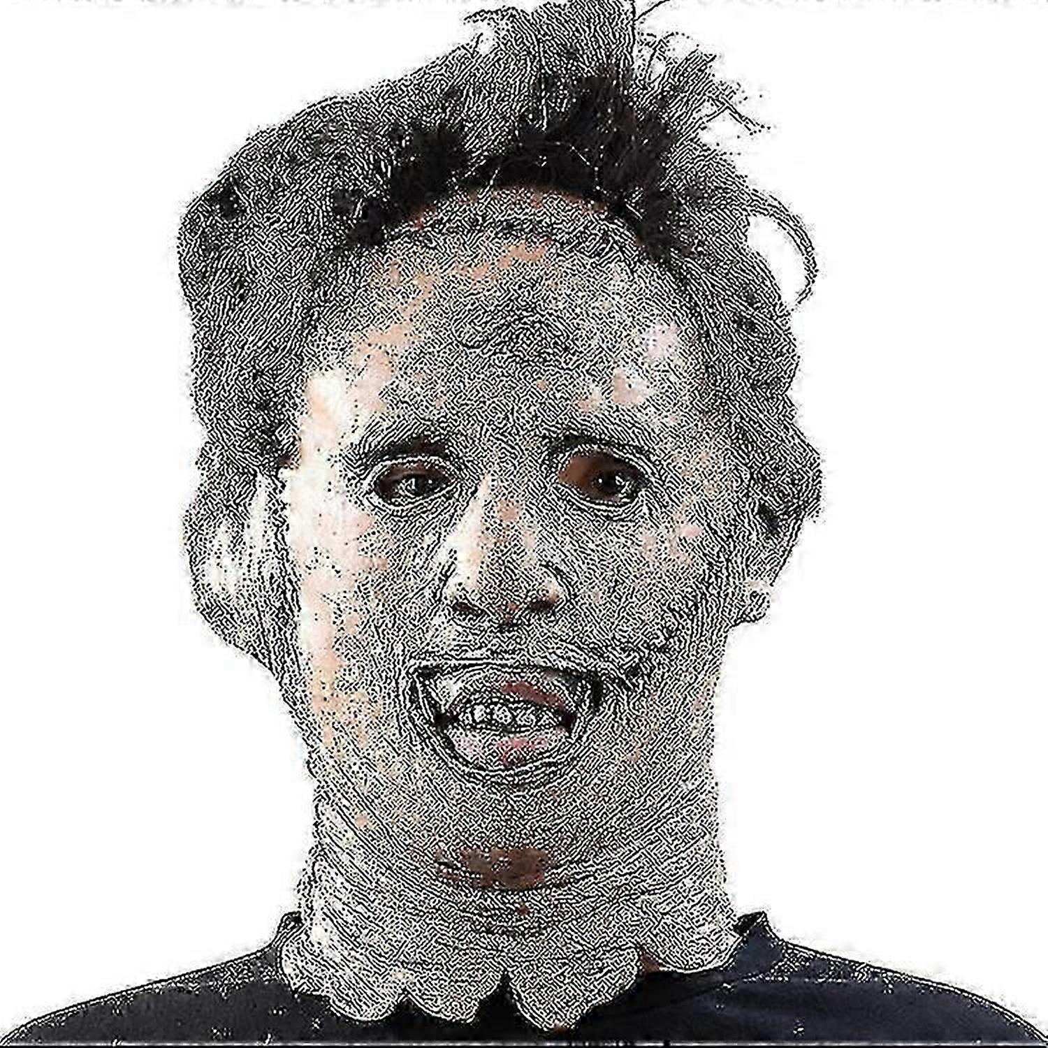 هالوين تكساس بالمنشار مذبحة قناع الجلد قتل قناع تأثيري حزب