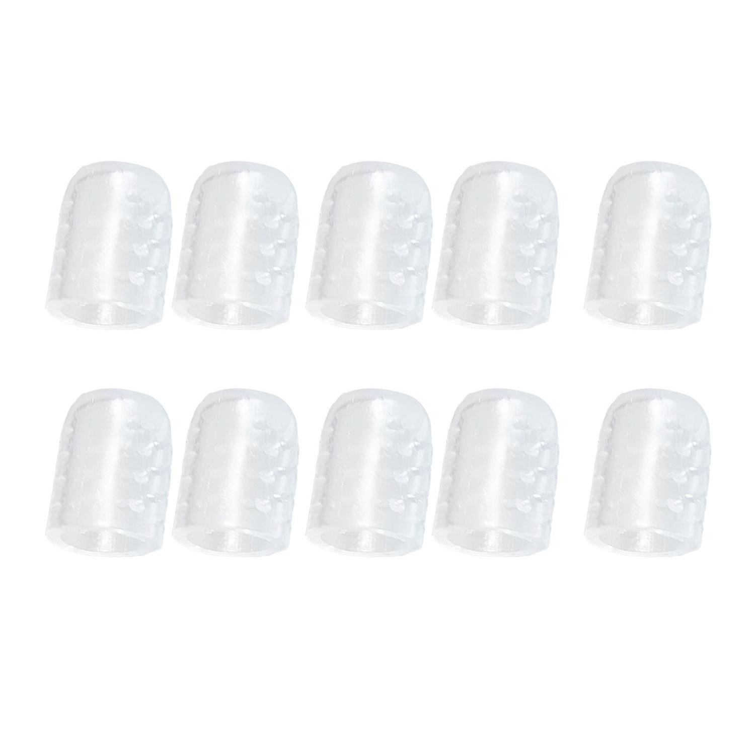 10pcs Little Toe Protector Breathable Protective Soft Clear Silicone Toe Guards for Calluses