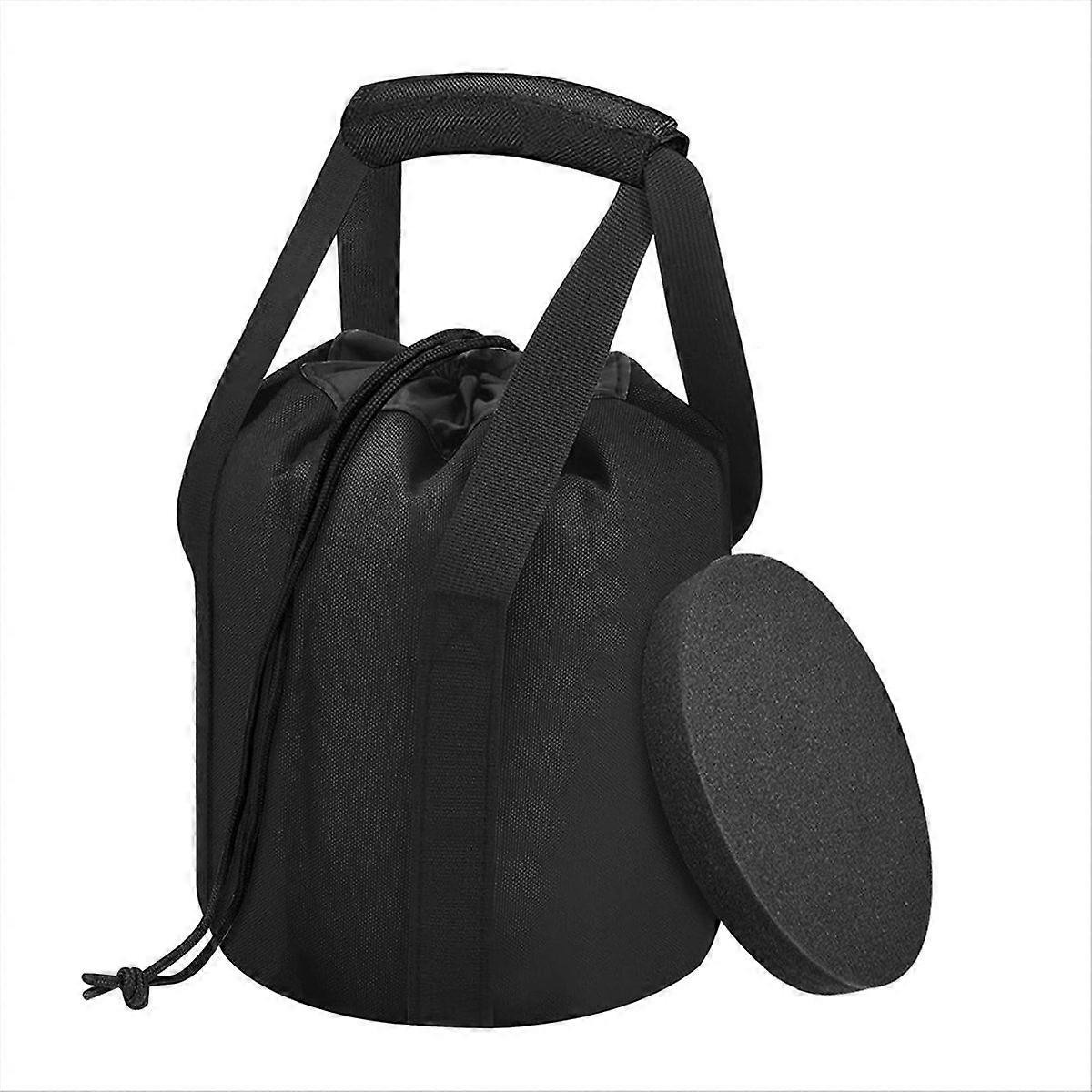 Shot Put Storage Bag with Handles & Foam Padding for Track & Field Fits Standard Shot Puts (6lbs-16