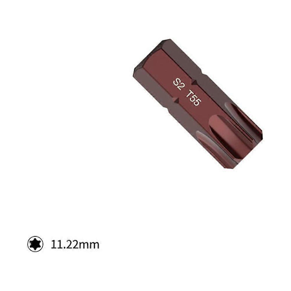 GLFSIL T20/25/30/40/45/50/55 Electric Screwdriver Bits Hex Shank Batch Head Bits Tools