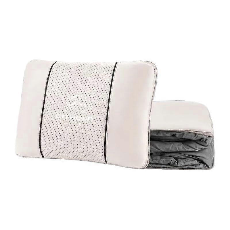 Car Travel Blanket and Pillow for 20142023 Compatible, Car ,  Soft 2In1 Folding Pillow Quilt Cushion Throw White