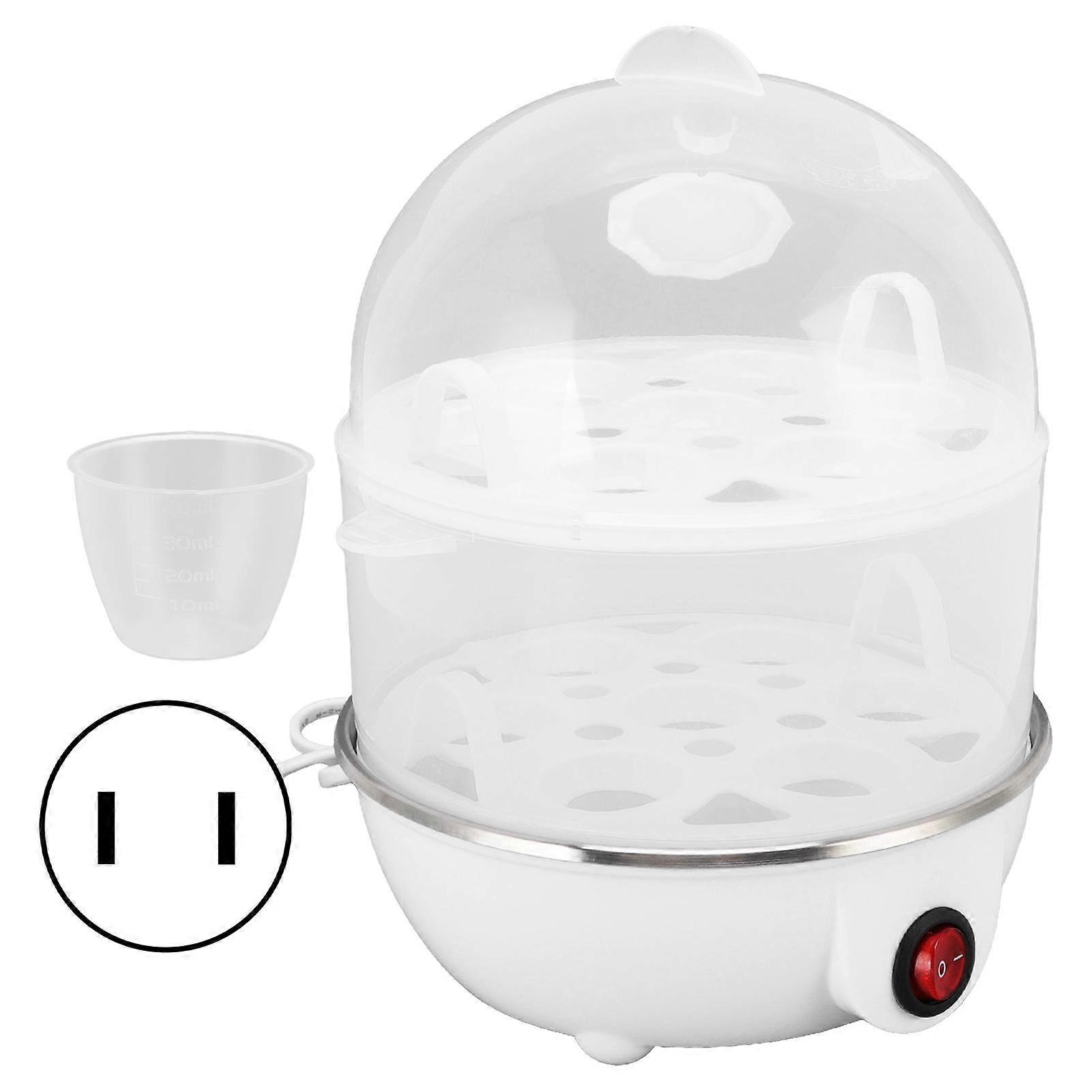Home Egg Cooker 350W 2 Layers 14Pcs Eggs A Time Auto Power Off Safe Durable PP Egg Boiler With