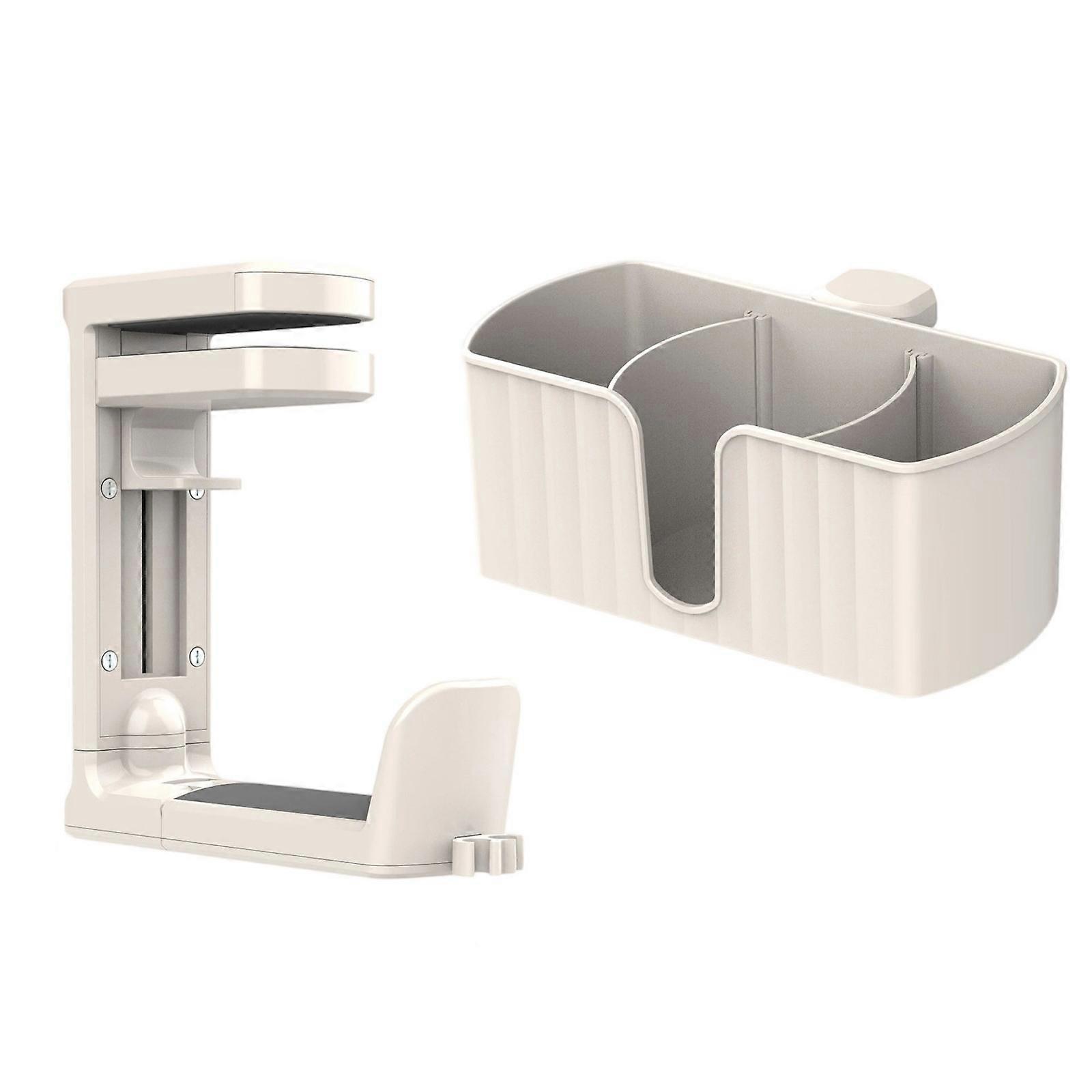 Adjustable Headphone Stand And Pen Organizers ABS Material Modulars Design For Efficient Desktop Management Multicolor