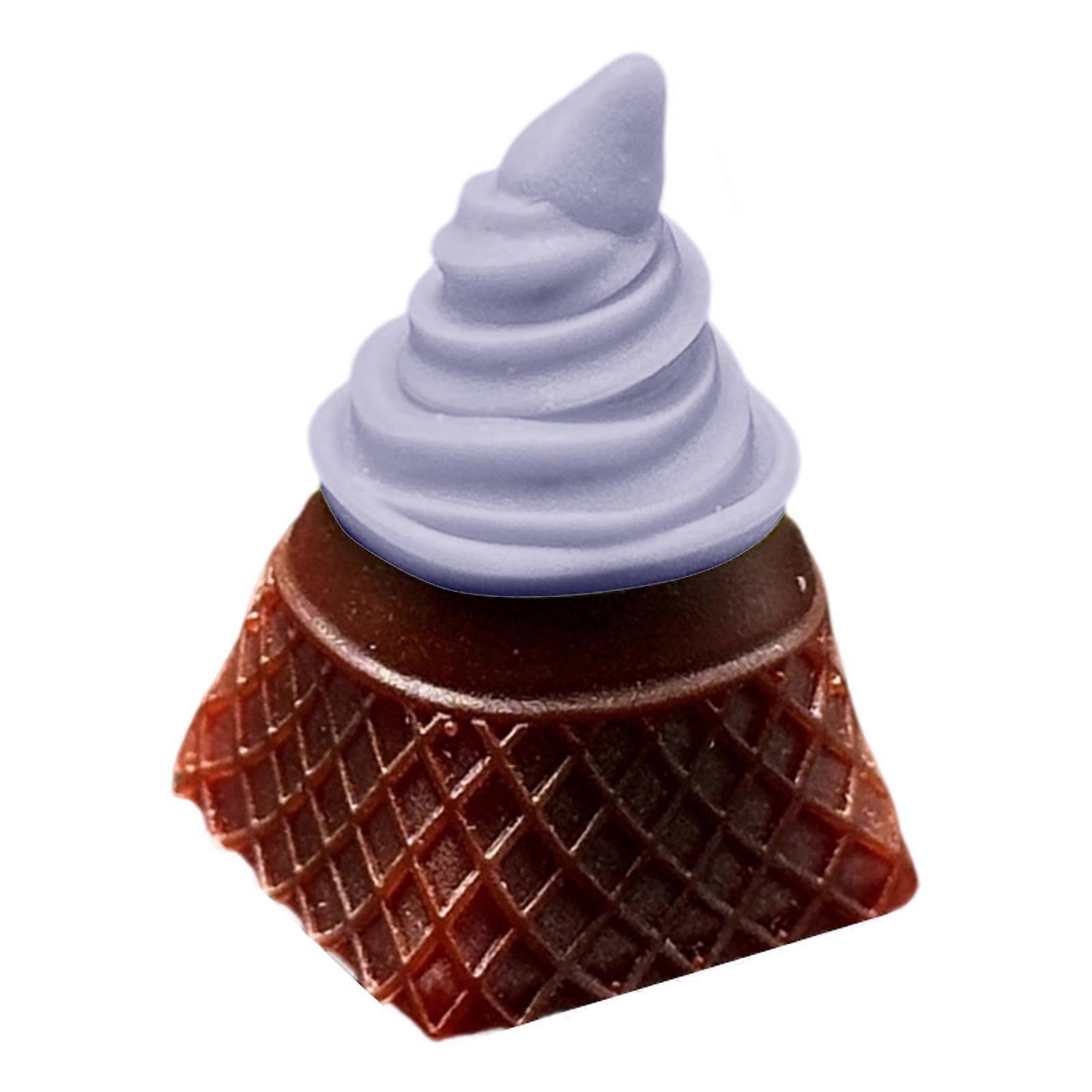 Detailed Ice Cream Design Plastic Keycaps For Gaming Mechanical Keyboards Wide Fit For Typing And Gaming Multicolor