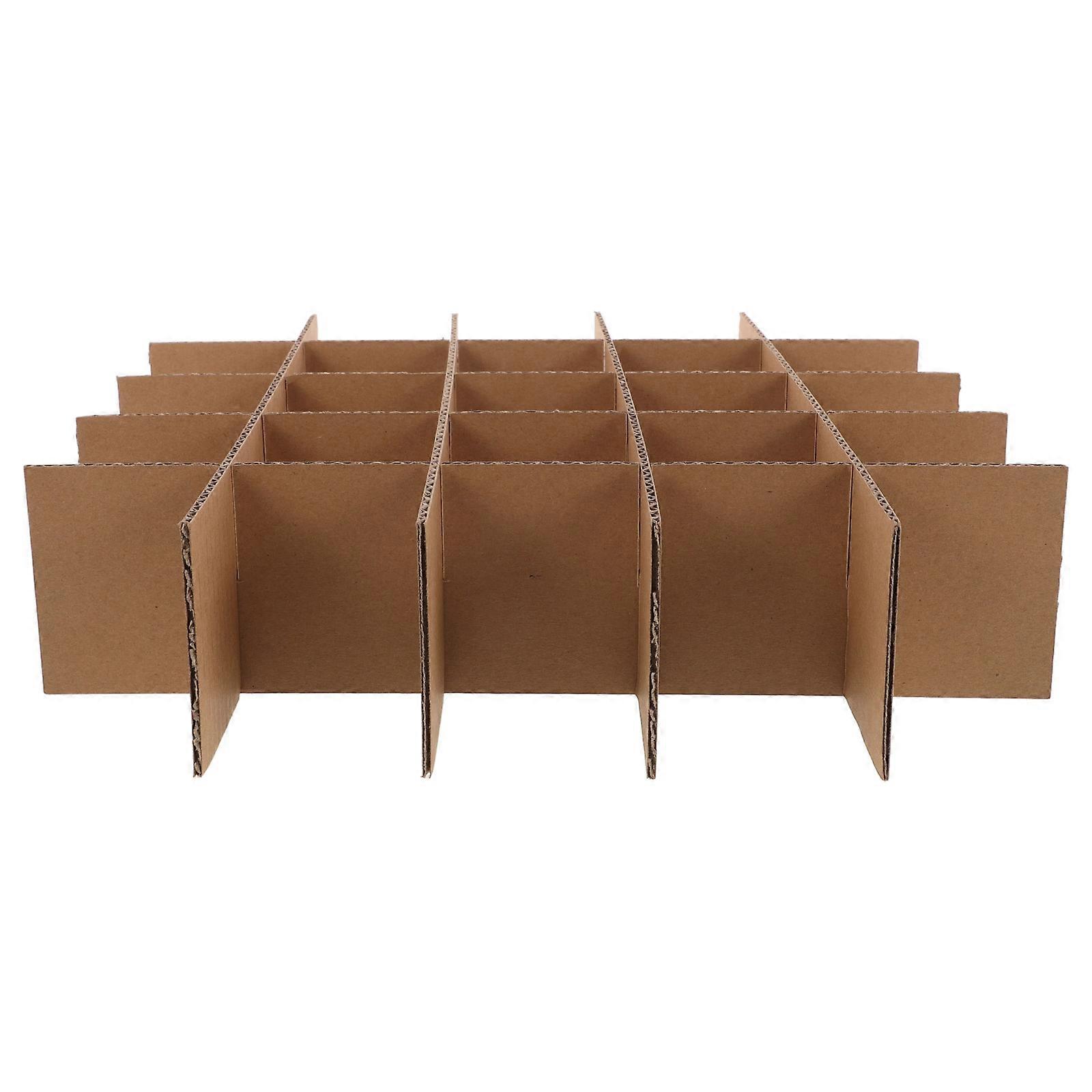Paperboard Dividers for Cardboard Moving Boxes with 8Pcs Packing Kit