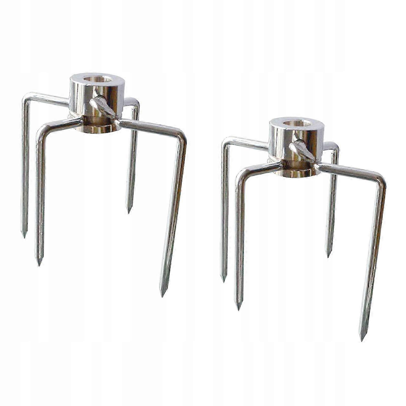 1 Pair Barbecue Spit Fork Roast Chicken