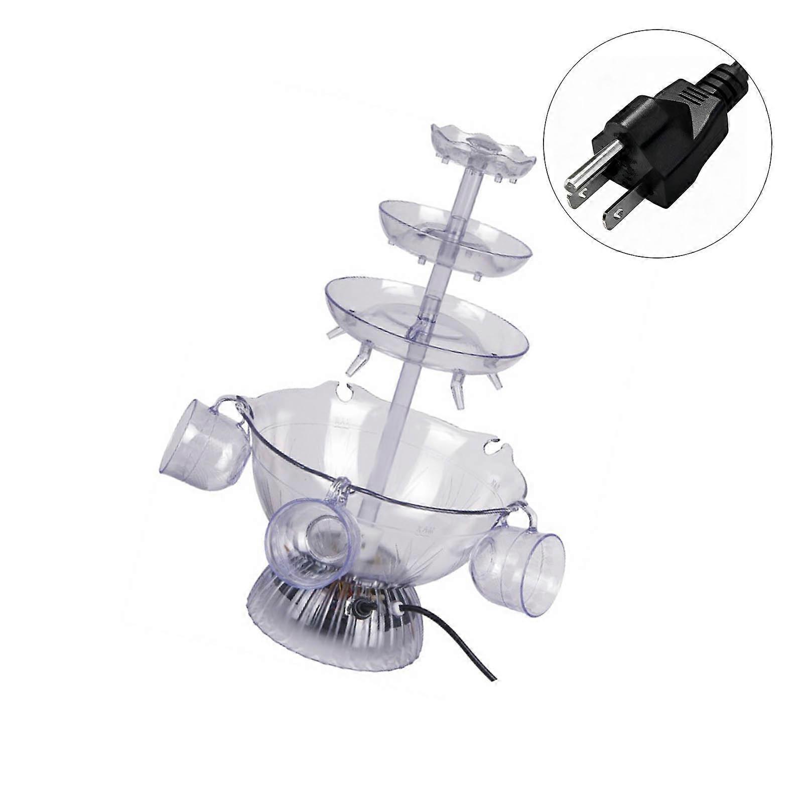 Practical 110V Beverage Tower 360 Degree Degree Viewing ABS Drink Dispenser Perfect For Entertaining Guests Multicolor