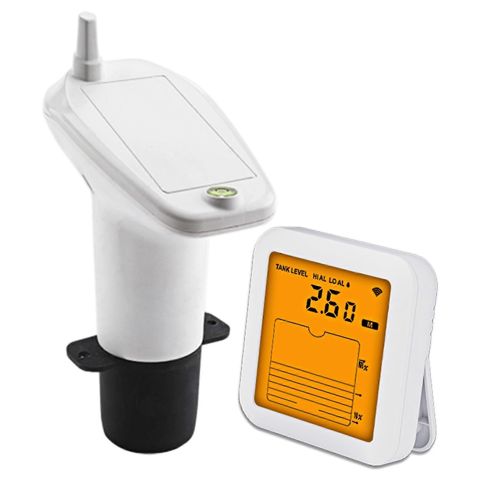 Ultrasonic Water Level Sensor Gauge with Digital Display for Tank and Well Depth Measurement