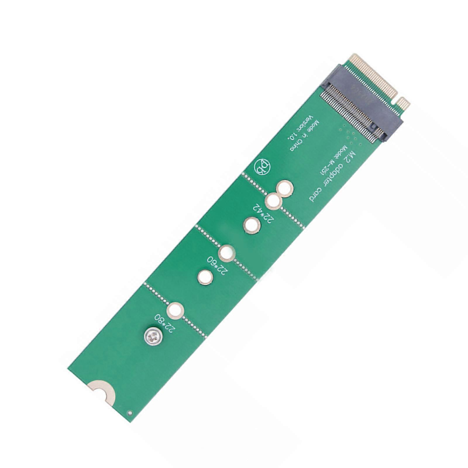 Luotettava M.2 SSD -liitinkortti M.2 SATA / NVME SSD -sovitin Helppo asentaa, ohjainta ei tarvita B-näppäimen laajennukset Vihreä