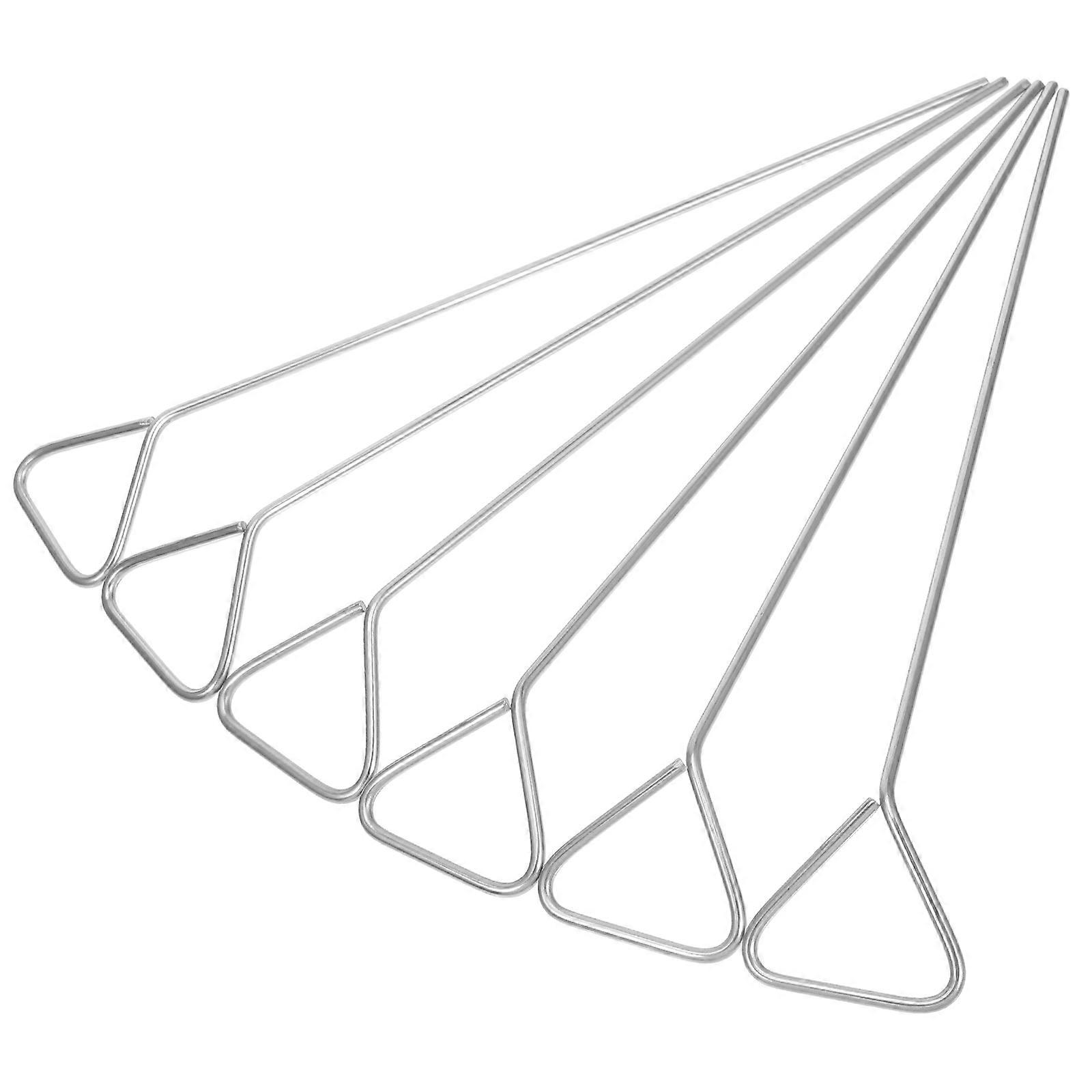 6pcs Stainless Steel Triangle Coating Rods Efficient and Easy to Use Laboratory Tools Lab Cell Spreaders for Petri Dishes