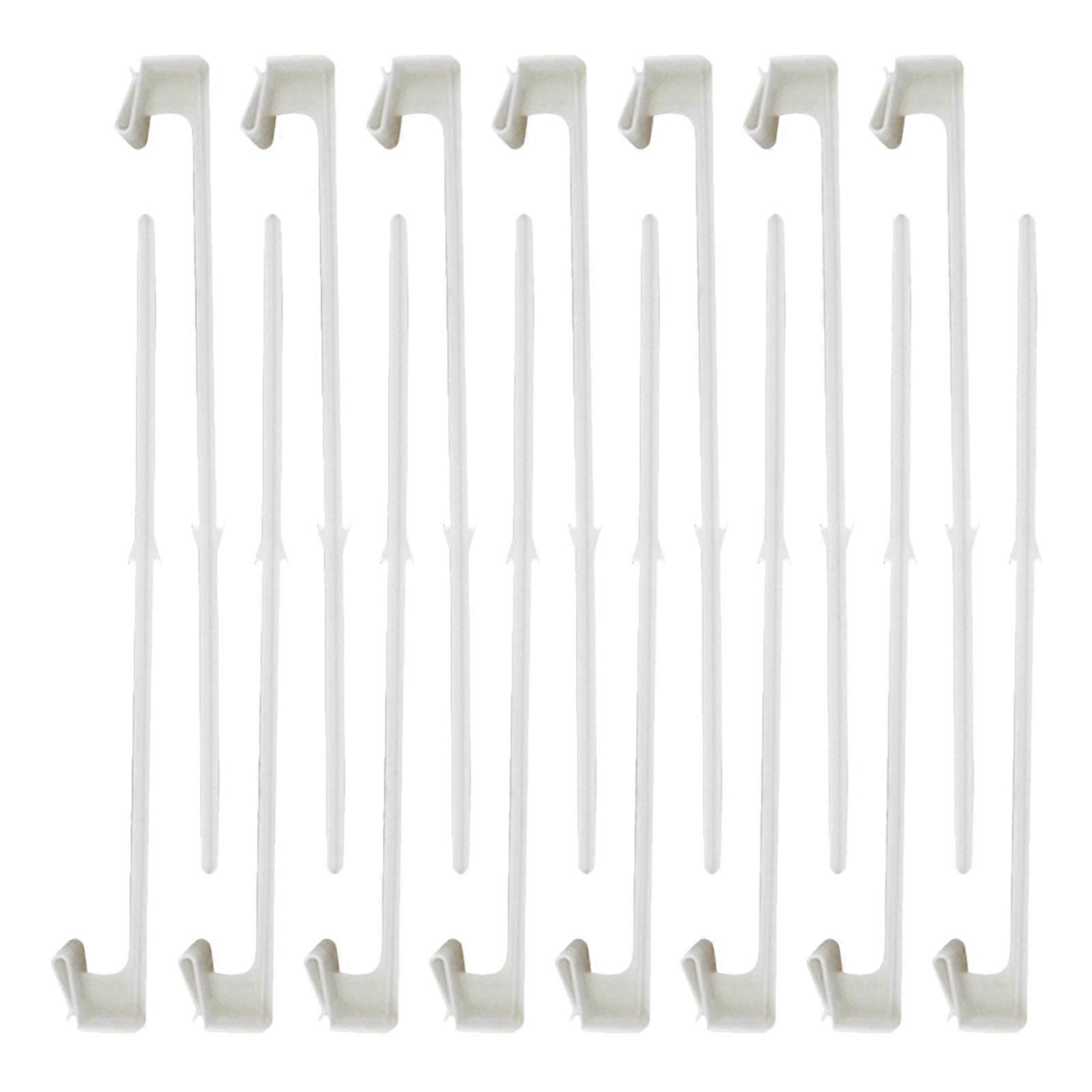 15pcs Car Window Flagpoles  Flag Holder Vehicle Window Flag Racks Without Flag