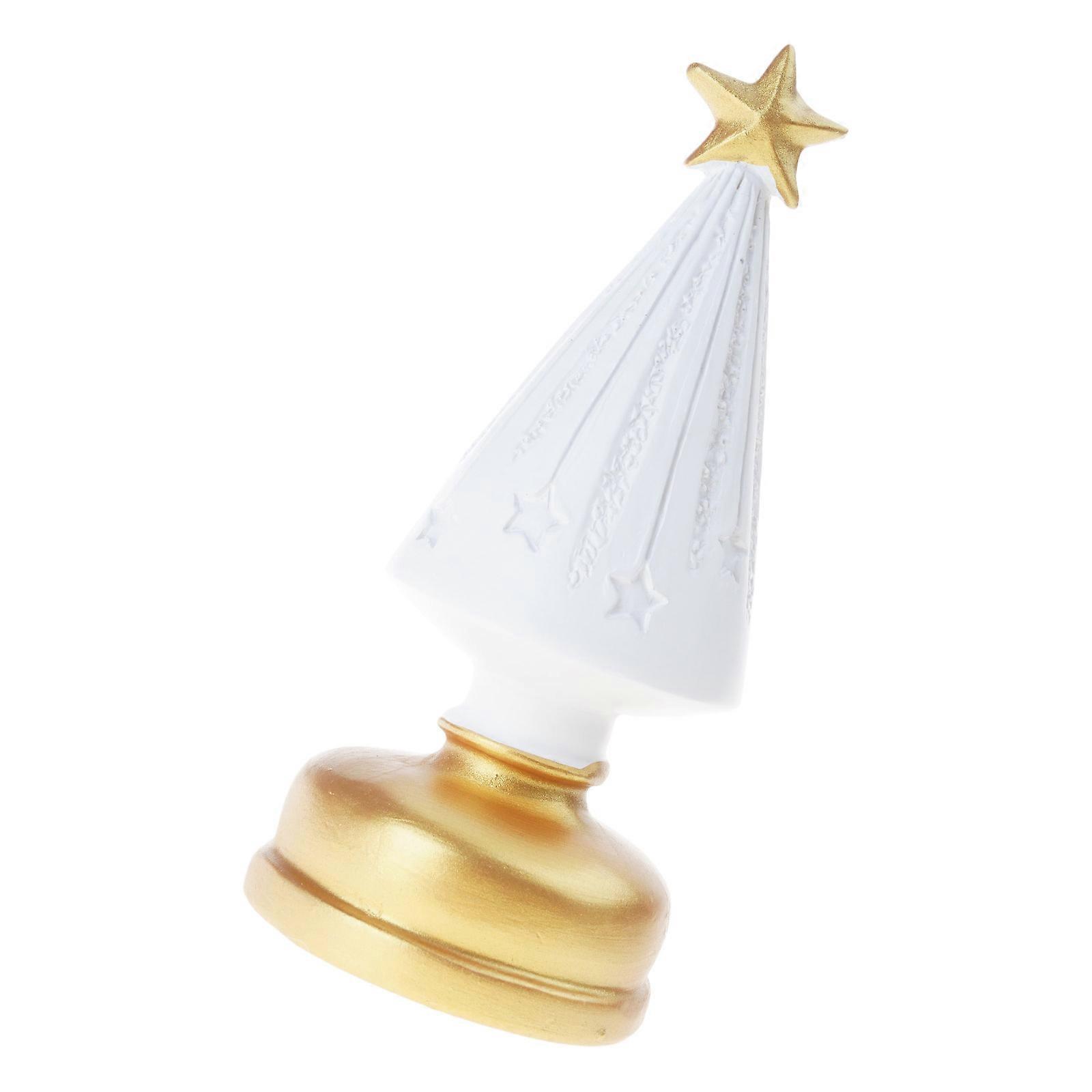 Sparkling Sparkling Night Décor Set With Continuous Shade Glass Forests And Automatic Evening Lighting Cycle  small size White