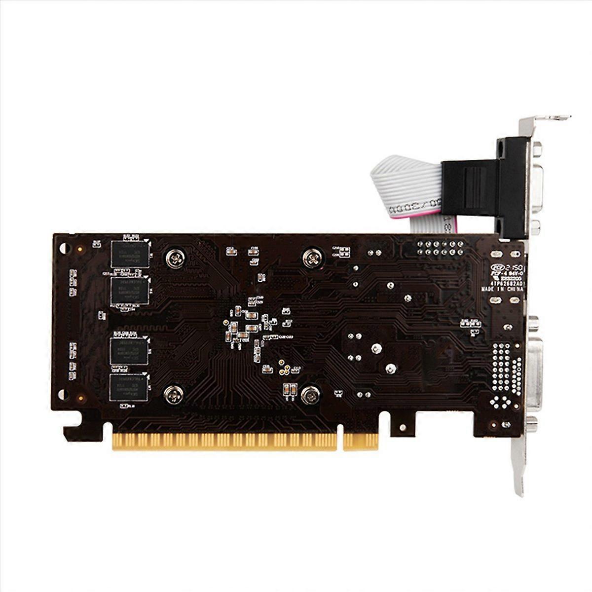 2X GT610 näytönohjain DDR3 True 2GB 810MHZ tietokoneen näytönohjain PCI-E 16X -yhteensopiva + VGA + DVI matala Ei