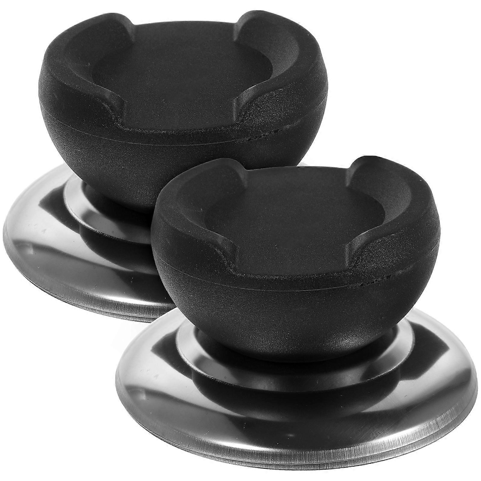 2 Pcs Pot Top Beads Pan Lids Small Pan Lid Knobs Security+ Secureid Pot Cover Knobs Household Pot Lid Handles