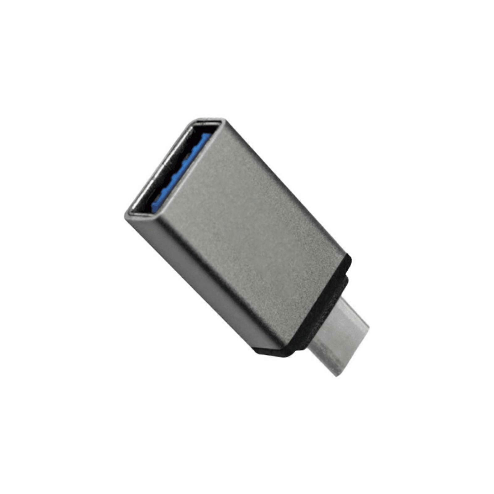 Data Blocker USB A to USB C Data Blocker for USB C Phone Quick Charge Protect Against Juice Jacking Refuse Hacking  Grey