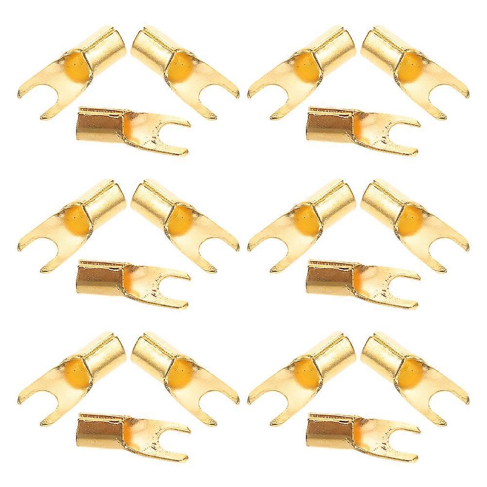 U-Shaped Audio Connector Terminal for Car 20Pcs Amplifier and Subwoofer Use