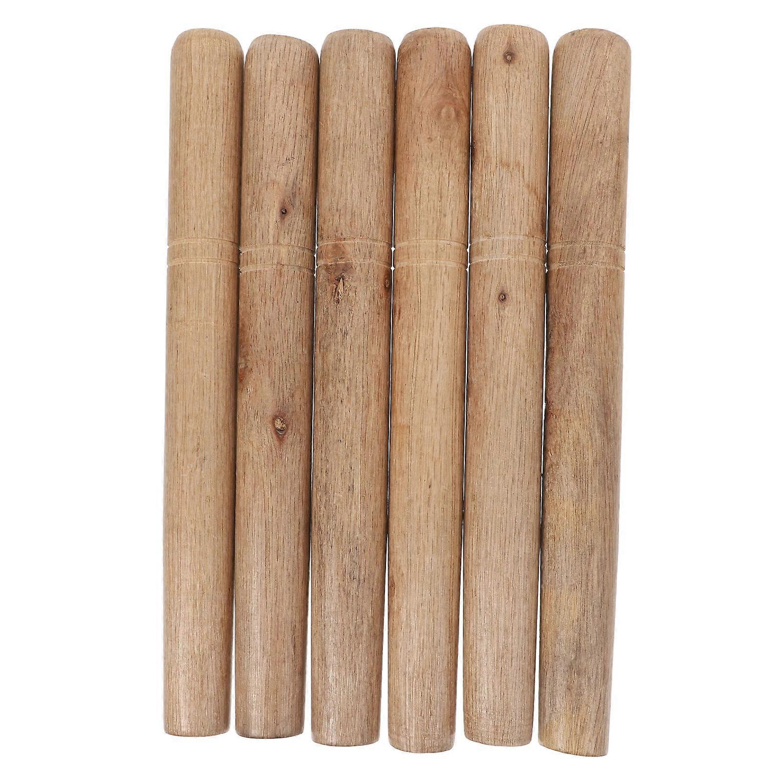 Replacement Hammer Handle Wooden Farm Tool Handle for 6Pcs