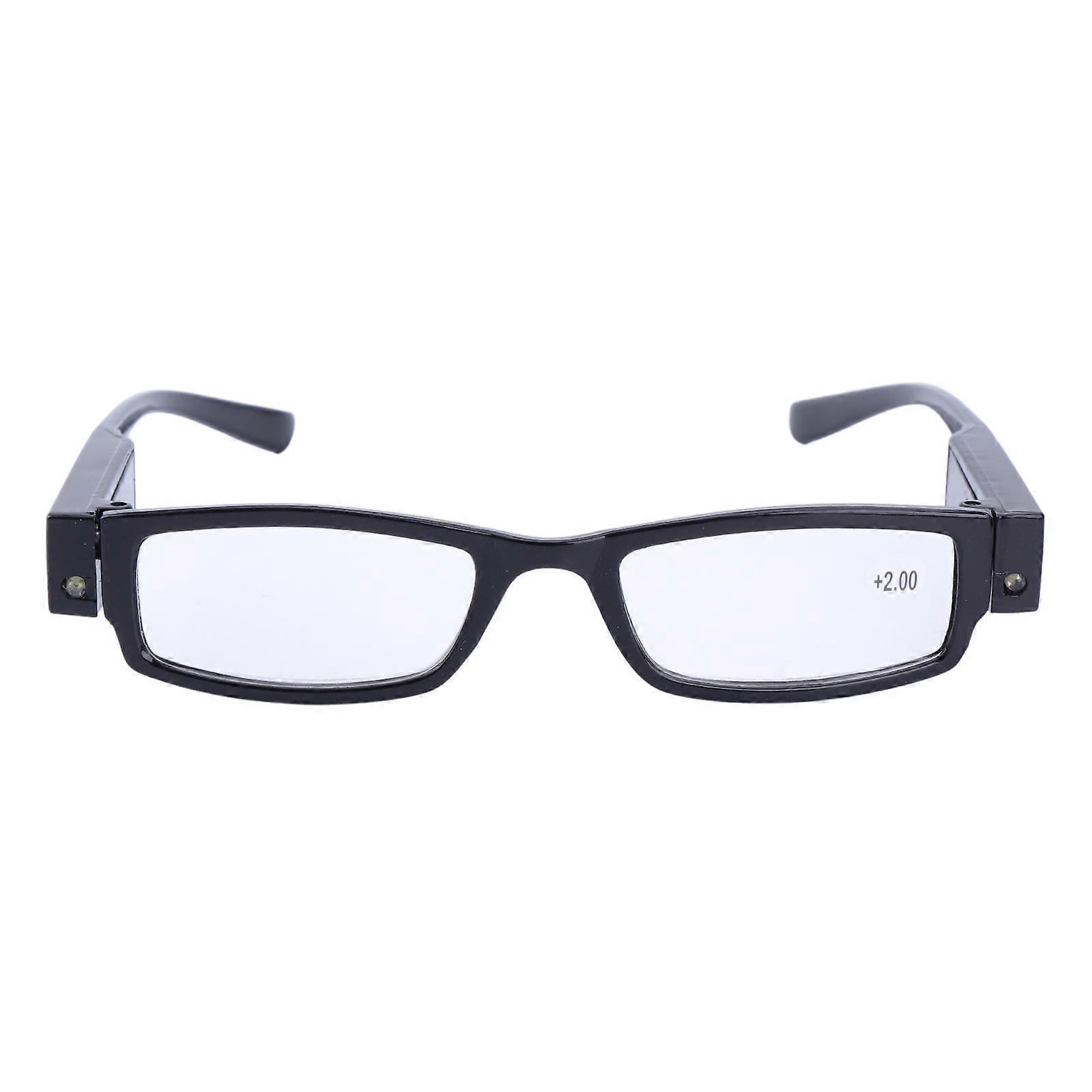 Lunettes de lecture LED à correction multiple, loupe dioptrique multicolore