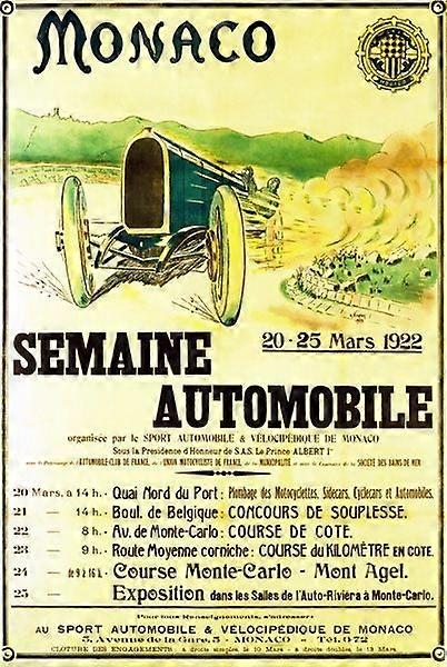 Monaco 1922Jigsaw Puzzle Brain Teaser EB 2531