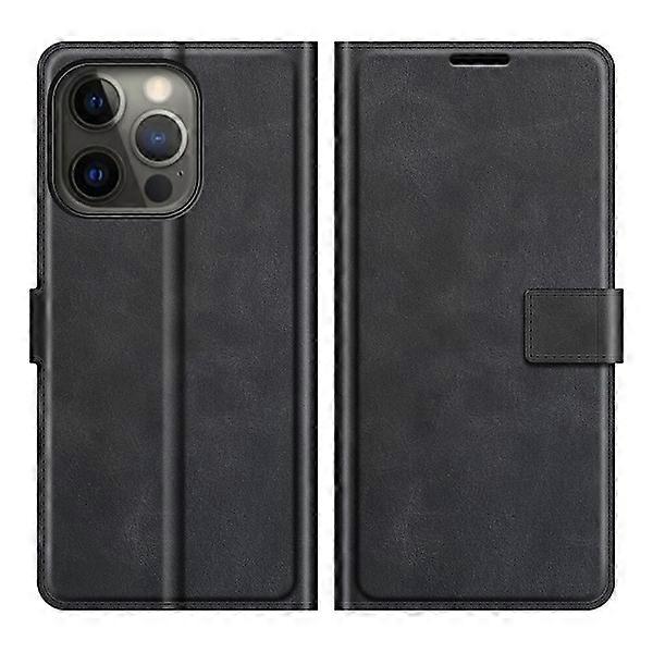 BOOM compatible with iPhone 13 Pro Max Wallet Case RFID-Protected - Black Black