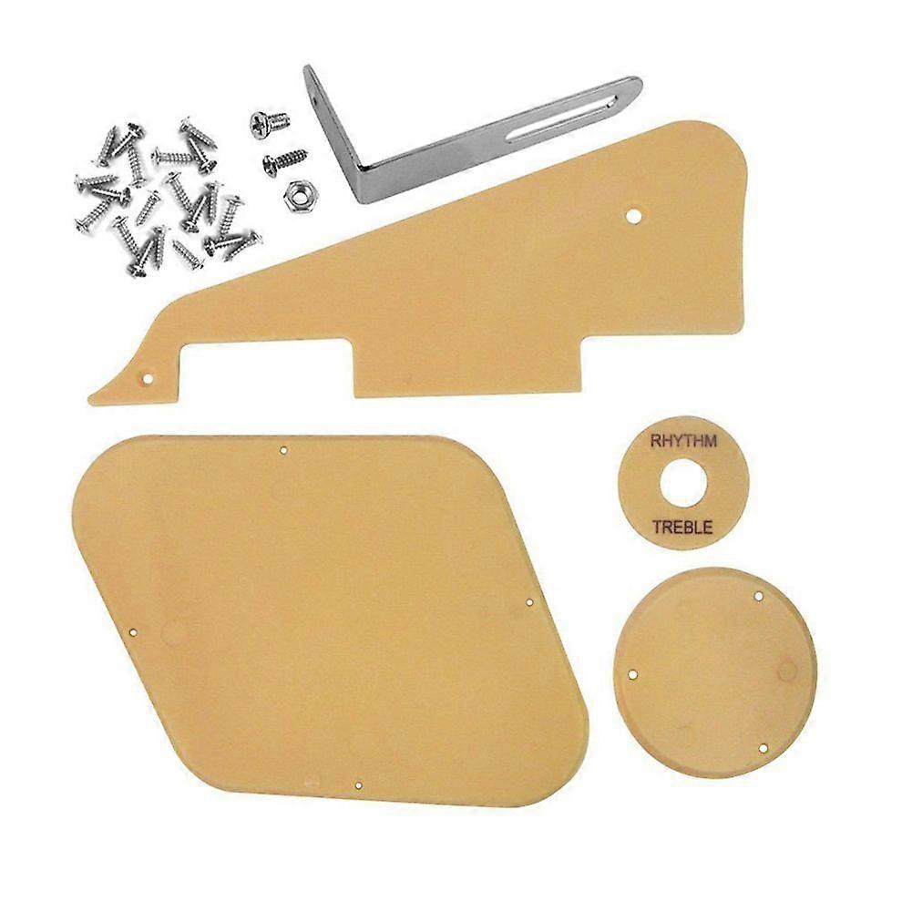 1set Cream Pickguard /Cavity /Switch Covers/Pickup Selector Plate /Bracket/Screws for LP Style Guit