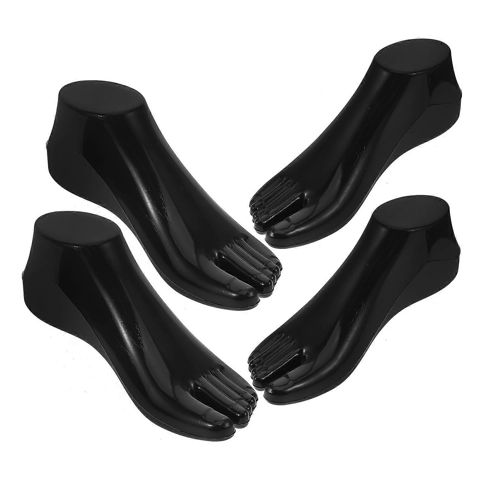 Sock Model Foot Display Mannequin for Shoe Display 2Pairs Retail Use