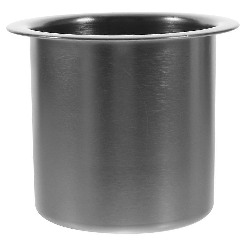 Stainless Steel Sofa Cup Holder Insert for Home Black Design