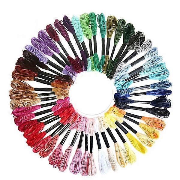 50 dolls embroidery thread / mouline thread multicolor one size