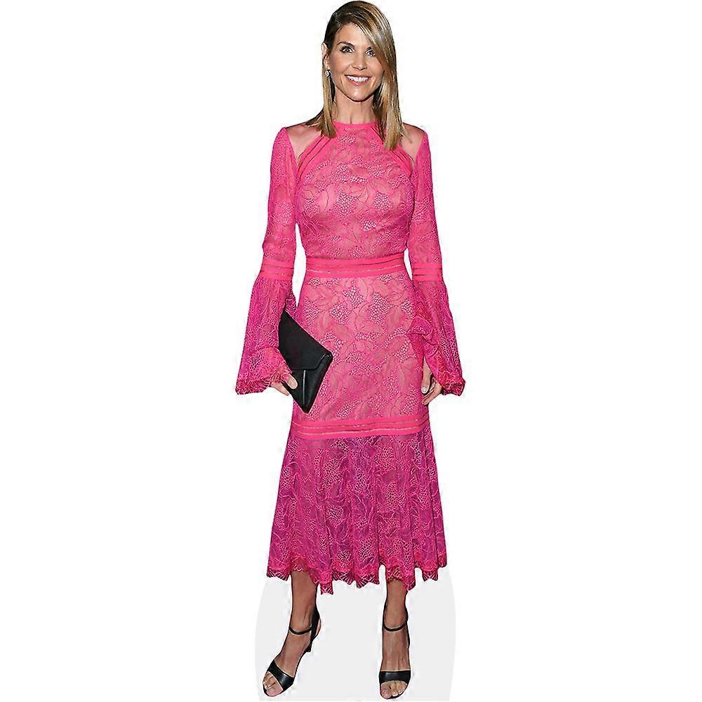 Lori Loughlin (Pink) Cardboard Cutout (lifesize OR mini size). Standee. Stand Up.