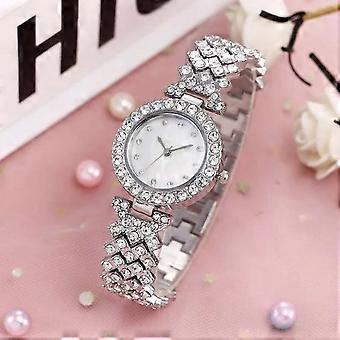 Quinlirra Horloges voor Dames Luxe Strass Horlogeset Mode Reisbenodigdheden