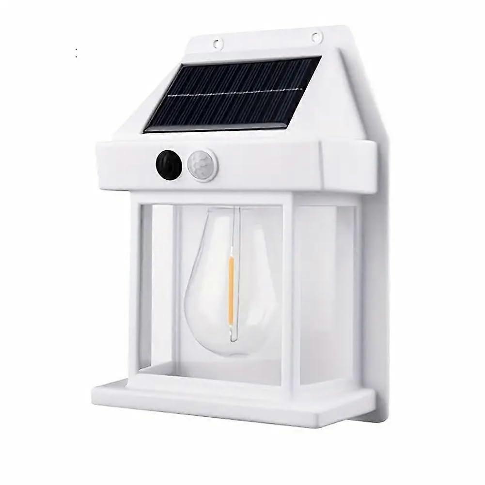 Solar Lights Outdoor Dusk To Dawn Solar Wall Sconce Motion Sensor 3 Lighting Modes Waterproof Model Wall C