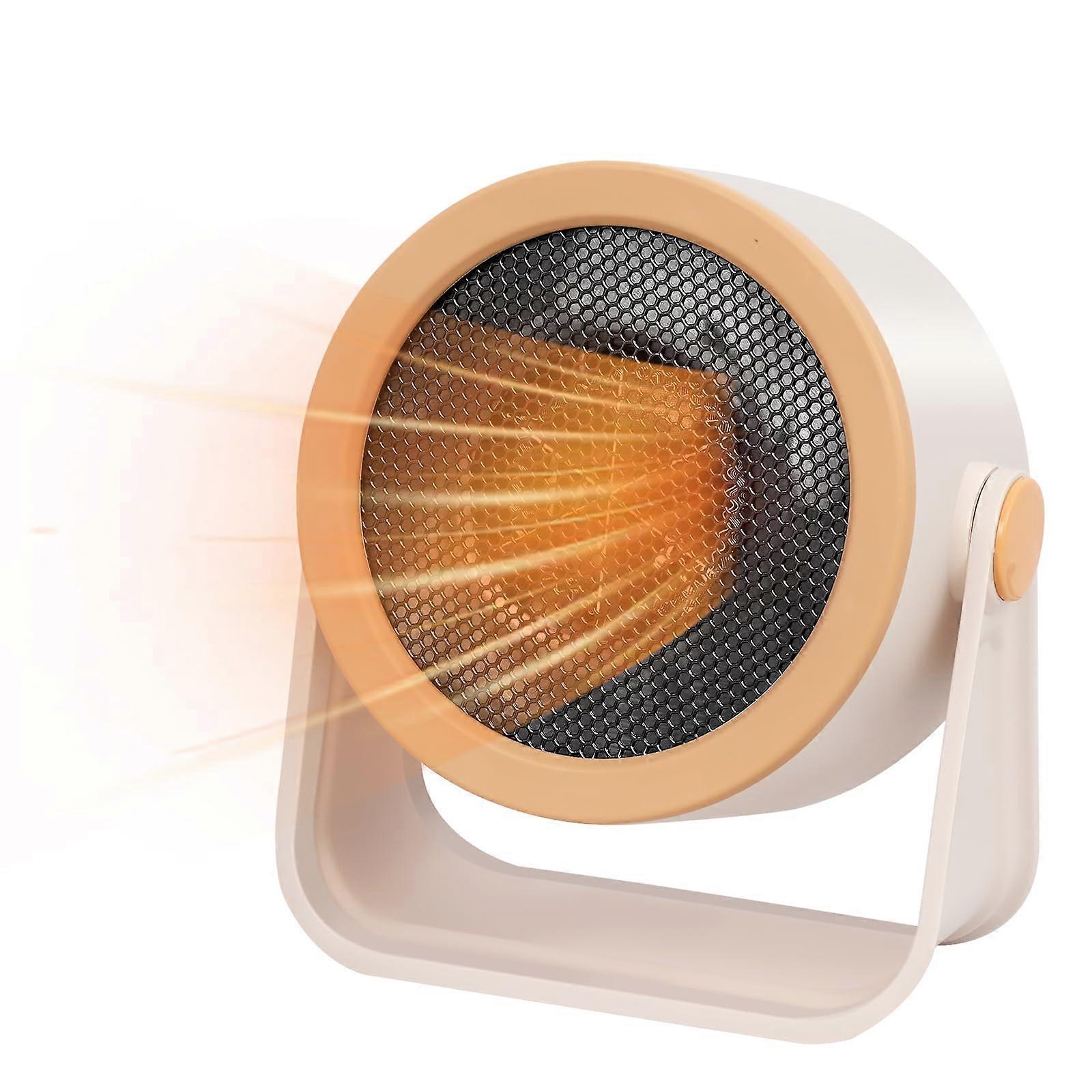 Space Heater with Rapid Ceramic Heating, Two Heat Modes, Overheat TipOver Protection for Office Home